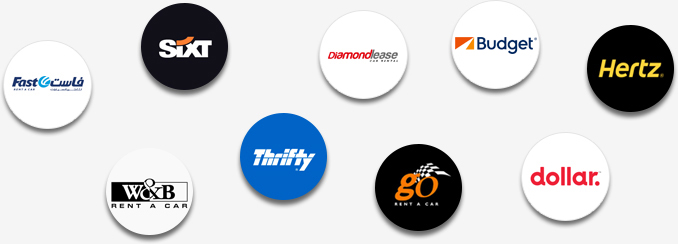 Our Trusted Car rental Suppliers